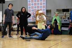 Mummers Play, he's dying and people are smiling